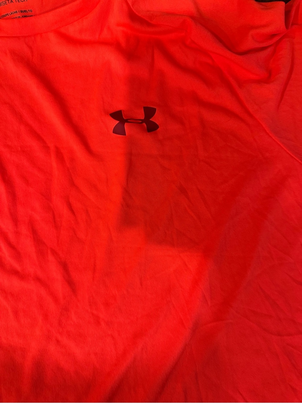 Under Armour Men's Bright Red Short Sleeve Performance Tee